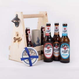 handgefertigtes Holztragerl